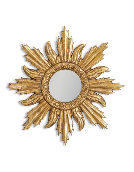 Antique Golden Ornate Framed Mirror - HOMEDECORATION