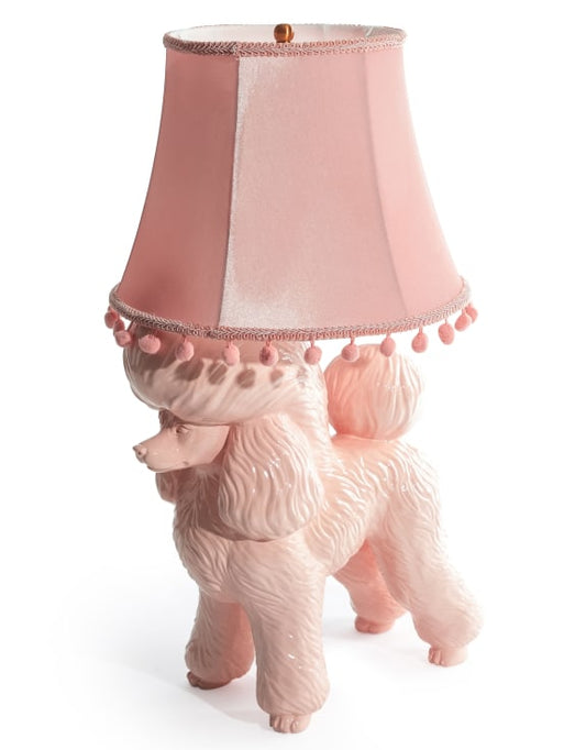 Pink Poodle Table Lamp - HOMEDECORATION