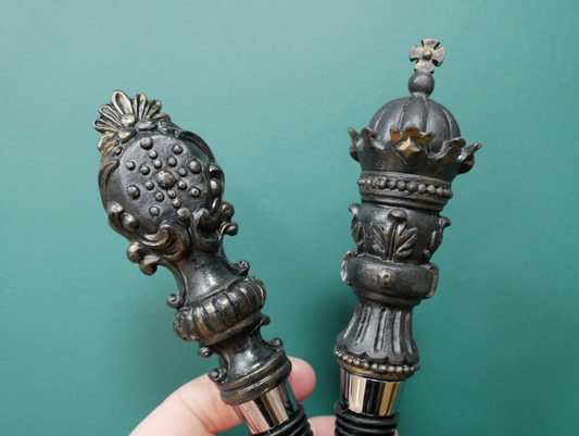 Royal Crown Bottle Stoppers (Set of 2) - HOMEDECORATION