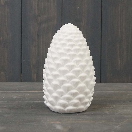 Ceramic Light Up Cone - HOMEDECORATION
