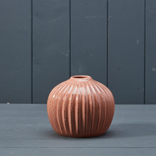 Pink Ceramic Vase - HOMEDECORATION