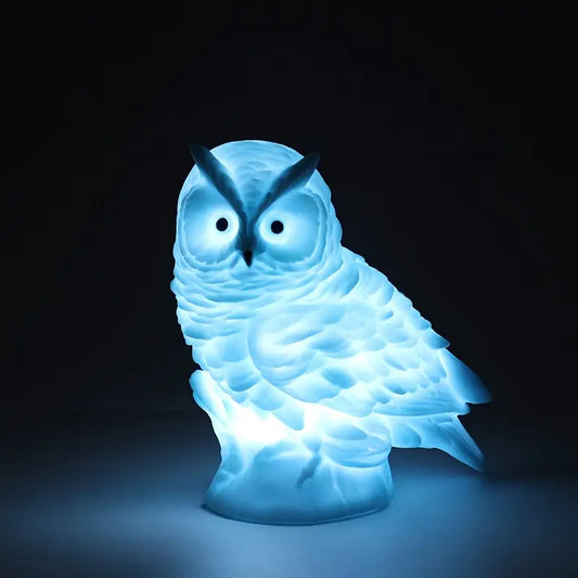 Owl Night Light (Set of 2) - HOMEDECORATION